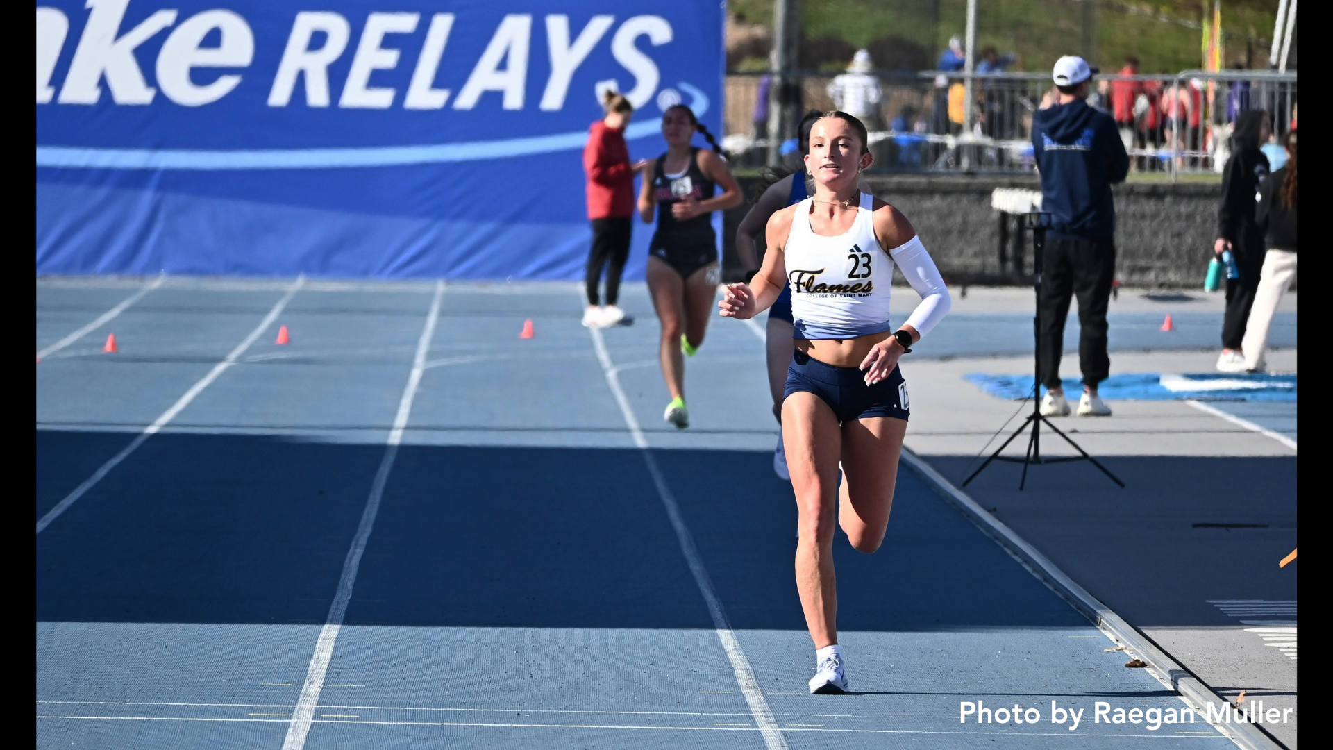 Muller smashes pair of program records at Drake