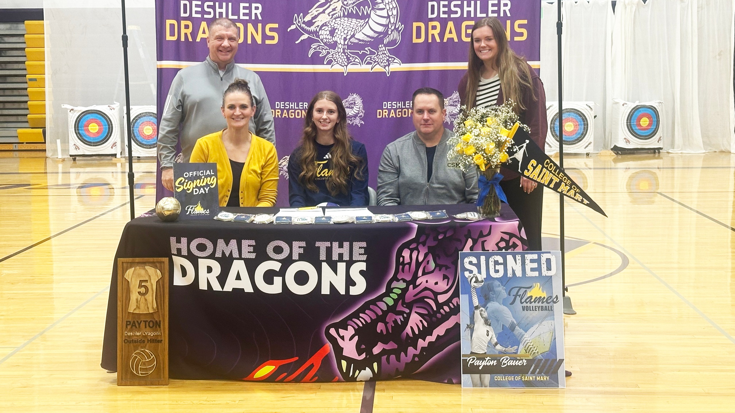 Flames announce signing of Bauer for volleyball